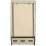 Armario de tela color crema 87x49x159 cm de vidaXL, Armarios roperos - Ref: Foro24-282459, Precio: 49,92 €, Descuento: %