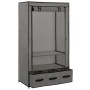 Grauer Stoffschrank 87x49x159 cm von vidaXL, Kleiderschränke - Ref: Foro24-282460, Preis: 50,97 €, Rabatt: %