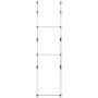 Telescopic wardrobe with aluminum bars by vidaXL, Wardrobes - Ref: Foro24-321105, Price: 45,29 €, Discount: %