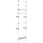 Sistema de armario telescópico con barras y estante aluminio de vidaXL, Armarios roperos - Ref: Foro24-321107, Precio: 49,76 ...