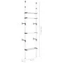 Teleskop-Schranksystem mit Aluminium-Einlegeböden von vidaXL, Kleiderschränke - Ref: Foro24-321106, Preis: 57,95 €, Rabatt: %