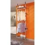 Telescopic closet system with aluminum bars and shelf by vidaXL, Wardrobes - Ref: Foro24-321107, Price: 51,81 €, Discount: %