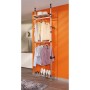 Teleskopschranksystem mit Stangen und Aluminiumboden von vidaXL, Kleiderschränke - Ref: Foro24-321107, Preis: 49,76 €, Rabatt: %