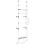 Sistema de armario telescópico con barras y estante aluminio de vidaXL, Armarios roperos - Ref: Foro24-321107, Precio: 49,76 ...