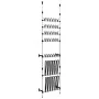Telescopic shoe rack with aluminum bars by vidaXL, Shoe racks and shoe organizers - Ref: Foro24-321109, Price: 68,49 €, Disco...