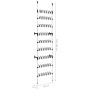 Telescopic shoe rack with aluminum bars by vidaXL, Shoe racks and shoe organizers - Ref: Foro24-321108, Price: 57,15 €, Disco...