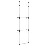 Teleskop-Garderobensystem mit Aluminiumstangen von vidaXL, Kleiderschränke - Ref: Foro24-321112, Preis: 53,26 €, Rabatt: %