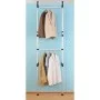 Telescopic wardrobe system with aluminum bars by vidaXL, Wardrobes - Ref: Foro24-321112, Price: 55,47 €, Discount: %