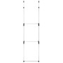 Teleskop-Garderobensystem mit Aluminiumstangen von vidaXL, Kleiderschränke - Ref: Foro24-321112, Preis: 53,26 €, Rabatt: %