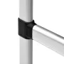 Telescopic wardrobe system with aluminum bars by vidaXL, Wardrobes - Ref: Foro24-321112, Price: 55,47 €, Discount: %