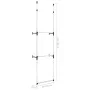 Telescopic wardrobe system with aluminum bars by vidaXL, Wardrobes - Ref: Foro24-321112, Price: 55,47 €, Discount: %