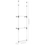 Teleskop-Garderobensystem mit Aluminiumstangen von vidaXL, Kleiderschränke - Ref: Foro24-321112, Preis: 53,26 €, Rabatt: %