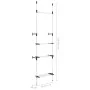 Telescopic closet system with aluminum bars and shelf by vidaXL, Wardrobes - Ref: Foro24-321113, Price: 73,35 €, Discount: %