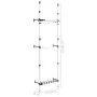 Telescopic closet system with bars and aluminum shelf by vidaXL, Wardrobes - Ref: Foro24-321114, Price: 59,01 €, Discount: %