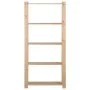 5-stufiges Regal aus massivem Kiefernholz, 80 x 28,5 x 170 cm von vidaXL, Industrieregale - Ref: Foro24-327320, Preis: 67,57 ...
