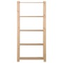 Estantería de 5 niveles madera pino maciza 80x28,5x170 cm de vidaXL, Estanterías industriales - Ref: Foro24-327320, Precio: 6...