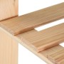 Estantería de 5 niveles madera pino maciza 80x28,5x170 cm