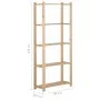 5-stufiges Regal aus massivem Kiefernholz, 80 x 28,5 x 170 cm von vidaXL, Industrieregale - Ref: Foro24-327320, Preis: 67,57 ...