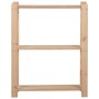 3-stufiges Regal aus massivem Kiefernholz, 60 x 28,5 x 90 cm von vidaXL, Industrieregale - Ref: Foro24-327322, Preis: 35,83 €...