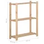 3-stufiges Regal aus massivem Kiefernholz, 60 x 28,5 x 90 cm von vidaXL, Industrieregale - Ref: Foro24-327322, Preis: 33,11 €...