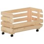 Solid pine wood vegetable cart 37x30x80 cm by vidaXL, Kitchen and dining carts - Ref: Foro24-327325, Price: 63,28 €, Discount: %