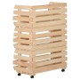 Gemüsewagen aus massivem Kiefernholz 57x30x80 cm von vidaXL, Küchen- und Speisewagen - Ref: Foro24-327326, Preis: 82,58 €, Ra...