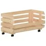 Gemüsewagen aus massivem Kiefernholz 57x30x80 cm von vidaXL, Küchen- und Speisewagen - Ref: Foro24-327326, Preis: 88,43 €, Ra...
