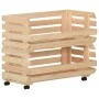 Gemüsewagen aus massivem Zirbenholz 77x30x80 cm von vidaXL, Küchen- und Speisewagen - Ref: Foro24-327327, Preis: 92,26 €, Rab...