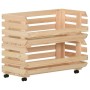 Gemüsewagen aus massivem Zirbenholz 77x30x80 cm von vidaXL, Küchen- und Speisewagen - Ref: Foro24-327327, Preis: 90,42 €, Rab...