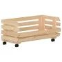 Gemüsewagen aus massivem Zirbenholz 77x30x80 cm von vidaXL, Küchen- und Speisewagen - Ref: Foro24-327327, Preis: 92,26 €, Rab...