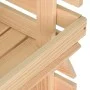 Carrito para verduras madera maciza de pino 57x30x80 cm de vidaXL, Carros de cocina y comedor - Ref: Foro24-327326, Precio: 8...