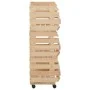 Gemüsewagen aus massivem Zirbenholz 77x30x80 cm von vidaXL, Küchen- und Speisewagen - Ref: Foro24-327327, Preis: 92,26 €, Rab...