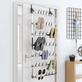 Silber hängender Zapatero 66x13x139 cm von vidaXL, Schuhregale und Schuhorganisatoren - Ref: Foro24-344372, Preis: 42,96 €, R...