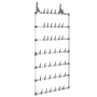 Silber hängender Zapatero 66x13x139 cm von vidaXL, Schuhregale und Schuhorganisatoren - Ref: Foro24-344372, Preis: 42,96 €, R...