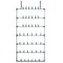 Silver hanging shoemaker 66x13x139 cm by vidaXL, Shoe racks and shoe organizers - Ref: Foro24-344372, Price: 42,17 €, Discoun...