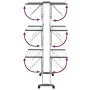 3-tier clothesline with wheels silver 60x70x129 cm by vidaXL, Clotheslines and hangers - Ref: Foro24-344376, Price: 85,01 €, ...