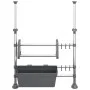 Verstellbarer Küchenorganizer aus Aluminium von vidaXL, Lagerbehälter - Ref: Foro24-344378, Preis: 24,59 €, Rabatt: %