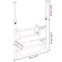 Verstellbarer Küchenorganizer aus Aluminium von vidaXL, Lagerbehälter - Ref: Foro24-344378, Preis: 24,59 €, Rabatt: %