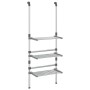 3-stufige Wäscheleine aus Aluminium von vidaXL, Wäscheleinen und Kleiderbügel - Ref: Foro24-344383, Preis: 45,53 €, Rabatt: %