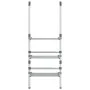 3-stufige Wäscheleine aus Aluminium von vidaXL, Wäscheleinen und Kleiderbügel - Ref: Foro24-344383, Preis: 44,70 €, Rabatt: %