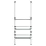 3-stufige Wäscheleine aus Aluminium von vidaXL, Wäscheleinen und Kleiderbügel - Ref: Foro24-344383, Preis: 45,53 €, Rabatt: %