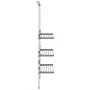 3-stufige Wäscheleine aus Aluminium von vidaXL, Wäscheleinen und Kleiderbügel - Ref: Foro24-344383, Preis: 44,70 €, Rabatt: %
