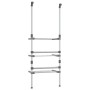 3-stufige Wäscheleine aus Aluminium von vidaXL, Wäscheleinen und Kleiderbügel - Ref: Foro24-344383, Preis: 45,53 €, Rabatt: %
