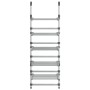 5-stufige Wäscheleine aus Aluminium von vidaXL, Wäscheleinen und Kleiderbügel - Ref: Foro24-344384, Preis: 57,32 €, Rabatt: %