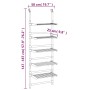 5-stufige Wäscheleine aus Aluminium von vidaXL, Wäscheleinen und Kleiderbügel - Ref: Foro24-344384, Preis: 57,32 €, Rabatt: %