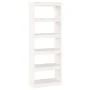 Estantería/divisor de espacios madera pino blanco 60x30x167,5cm de vidaXL, Librerías y estanterías - Ref: Foro24-808174, Prec...