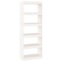 Regal/Raumteiler Kiefernholz weiß 60x30x167,5cm von vidaXL, Bücherregale und Regale - Ref: Foro24-808174, Preis: 101,52 €, Ra...