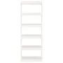 Estantería/divisor de espacios madera pino blanco 60x30x167,5cm de vidaXL, Librerías y estanterías - Ref: Foro24-808174, Prec...