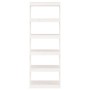 Regal/Raumteiler Kiefernholz weiß 60x30x167,5cm von vidaXL, Bücherregale und Regale - Ref: Foro24-808174, Preis: 101,52 €, Ra...