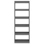 Gray pine wood shelving/space divider 60x30x167.5 cm by vidaXL, Bookcases and shelves - Ref: Foro24-808175, Price: 68,35 €, D...